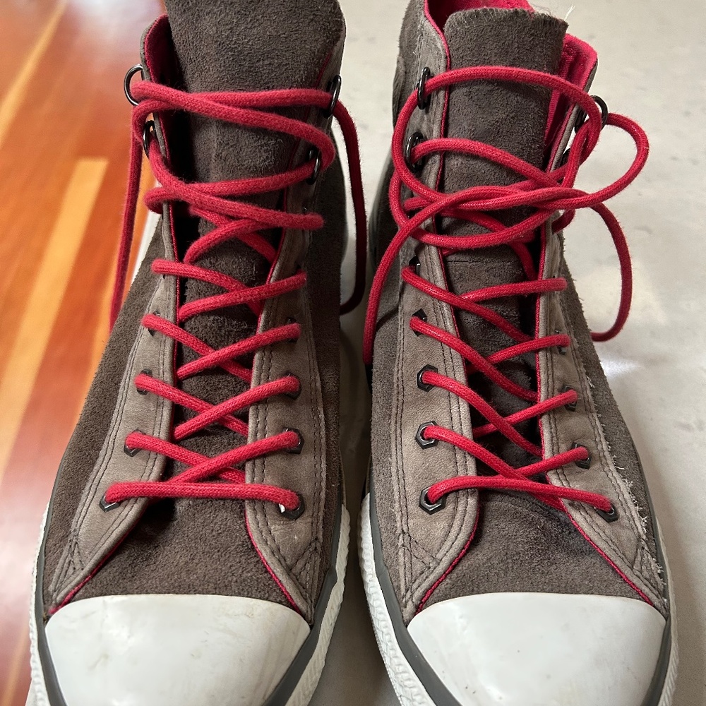 Suede high-top Converse